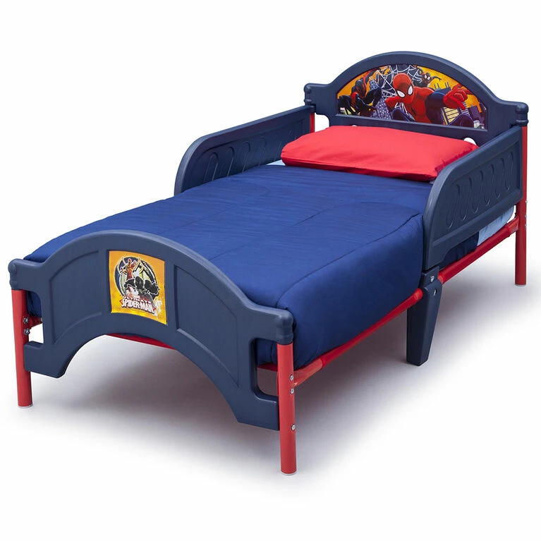 Nemcor Marvel Spider-Man Plastic Toddler Bed By Delta Children 5 Nemcor Marvel Spider-Man Plastic Toddler Bed By Delta Children - Image 3