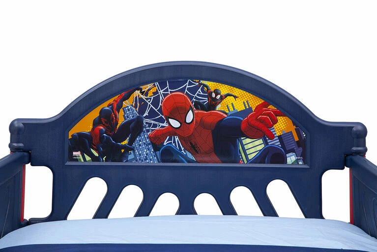 Nemcor Marvel Spider-Man Plastic Toddler Bed By Delta Children 6 Nemcor Marvel Spider-Man Plastic Toddler Bed By Delta Children - Image 4