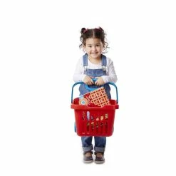 Melissa & Doug Fill And Roll Grocery Basket Play Set With Play Food Boxes And Cans - Styles May Vary -KidKraft store 9633F88F 3