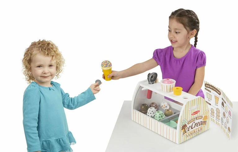 Melissa & Doug - Scoop & Serve Ice Cream Counter - Styles May Vary 4 Melissa & Doug - Scoop & Serve Ice Cream Counter - Styles May Vary - Image 2