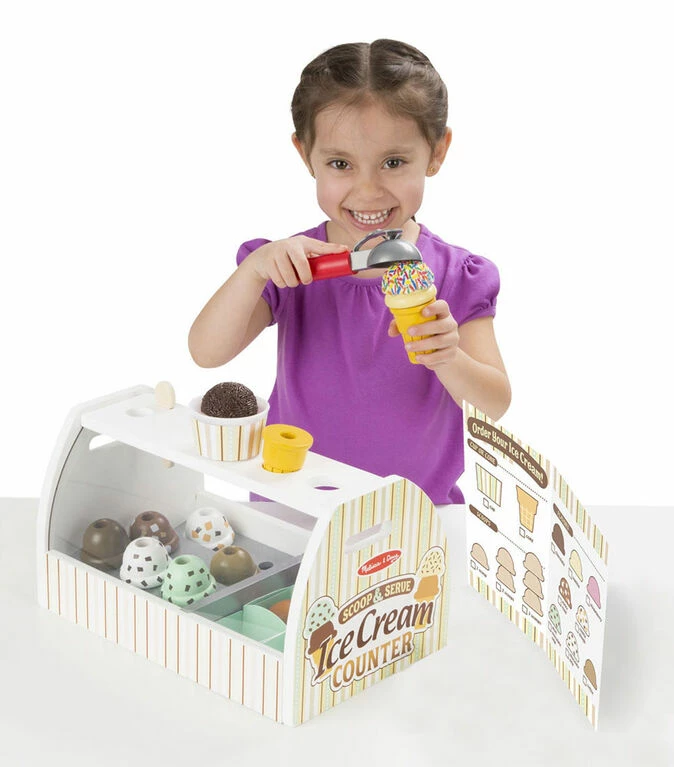 Melissa & Doug - Scoop & Serve Ice Cream Counter - Styles May Vary 5 Melissa & Doug - Scoop & Serve Ice Cream Counter - Styles May Vary - Image 3