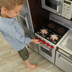 KidKraft Ultimate Elite Espresso Play Kitchen With EZ Kraft Assembly -KidKraft store 9DE1FD5D 4