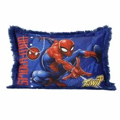 Nemcor Marvel Spider-Man Kids Jumbo Funky Fur Pillow, 20" X 30"