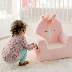 Animal Adventure Soft Landing Sweet Seat Pink Unicorn -KidKraft store A4404960 4