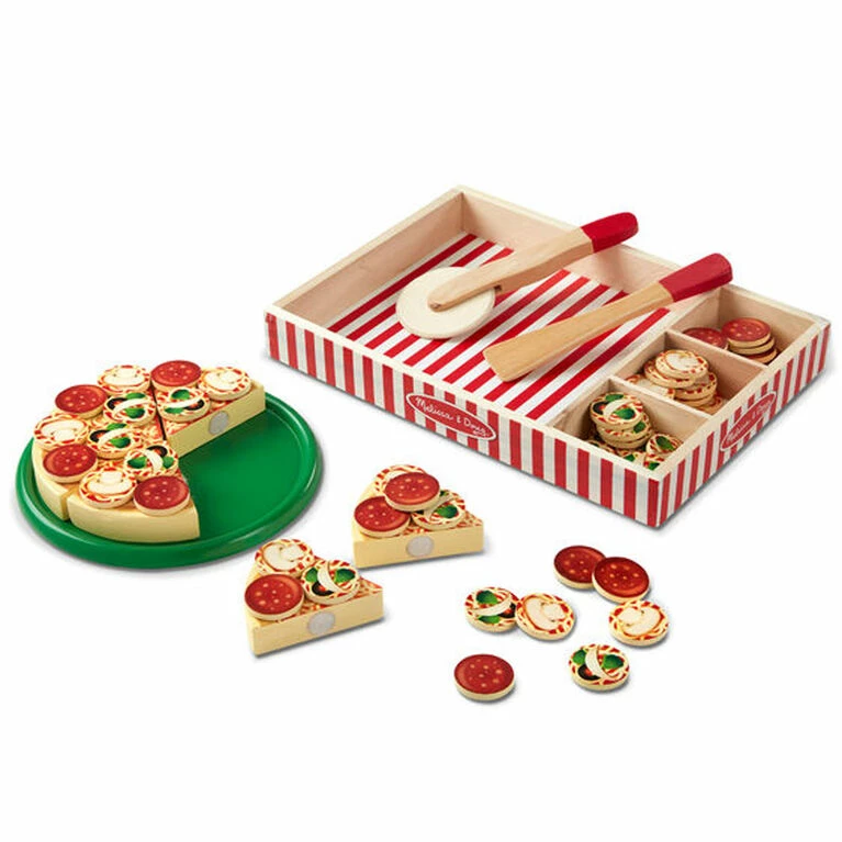 Melissa & Doug Melissa And Doug Wooden Pizza Party Playset 4 Melissa & Doug Melissa And Doug Wooden Pizza Party Playset - Image 2