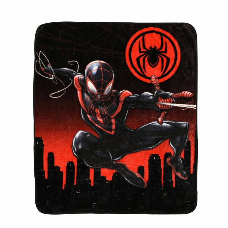 Nemcor Marvel Spiderman Kids Throw Blanket, 50"x60" 3 Nemcor Marvel Spiderman Kids Throw Blanket, 50"x60"