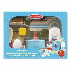 Melissa & Doug Wooden Make-a-Cake Mixer Set