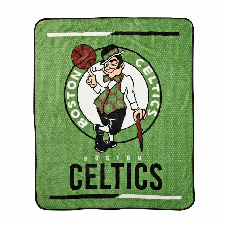 Nemcor NBA Boston Celtics Throw Blanket, 50" X 60" 3 Nemcor NBA Boston Celtics Throw Blanket, 50" X 60"