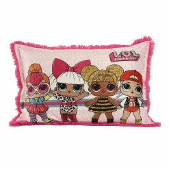 Nemcor L.O.L. Surprise! Jumbo Funky Fur Pillow, 20" X 30"