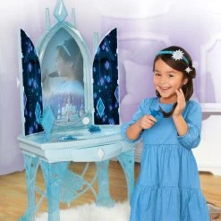 JAKKS PACIFIC Frozen II Elsa's Enchanted Ice Vanity -KidKraft store A507D812 5