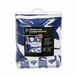 NHL Toronto Maple Leafs 4 Piece Twin Bedding Set With Reversible Comforter, Fitted Sheet, Flat Sheet And Pillowcase By Nemcor 10 NHL Toronto Maple Leafs 4 Piece Twin Bedding Set With Reversible Comforter, Fitted Sheet, Flat Sheet And Pillowcase By Nemcor -KidKraft store AA1412F5 4