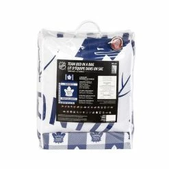 NHL Toronto Maple Leafs 4 Piece Twin Bedding Set With Reversible Comforter, Fitted Sheet, Flat Sheet And Pillowcase By Nemcor 11 NHL Toronto Maple Leafs 4 Piece Twin Bedding Set With Reversible Comforter, Fitted Sheet, Flat Sheet And Pillowcase By Nemcor -KidKraft store AA1412F5 5