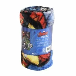 Nemcor Marvel Avengers Kids Throw Blanket, 40" X 50", Iron Man, Captain America, The Hulk, Thor -KidKraft store B416180A 5