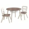 KidKraft Round Storage Table & Chair Set - Gray 1 KidKraft Round Storage Table & Chair Set - Gray -KidKraft store B41F6B37 1