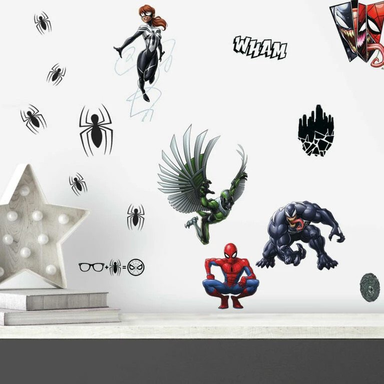 York Wall Coverings Spiderman Wall Decals 3 York Wall Coverings Spiderman Wall Decals