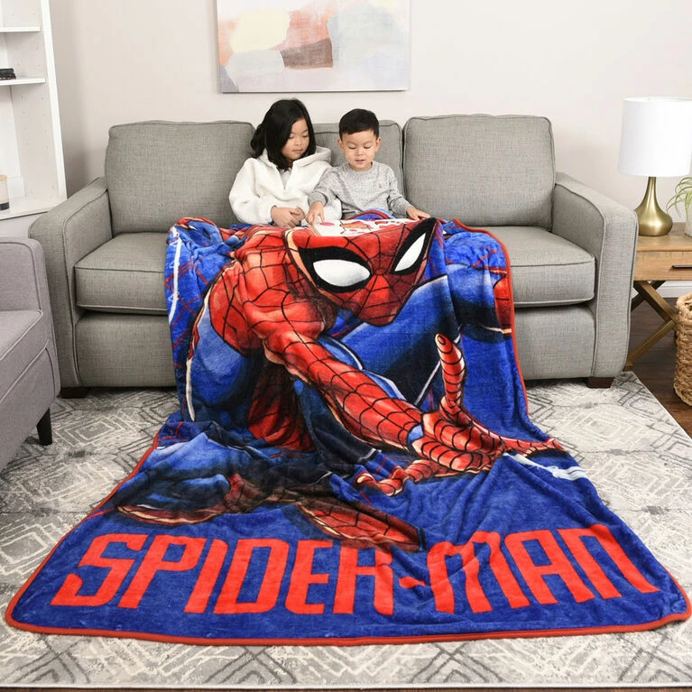 Nemcor Marvel Spiderman Kids Oversized Blanket, (60x90) 5 Nemcor Marvel Spiderman Kids Oversized Blanket, (60x90) - Image 3