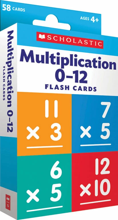 Scholastic Flash Cards: Multiplication 0-12 - English Edition 3 Scholastic Flash Cards: Multiplication 0-12 - English Edition