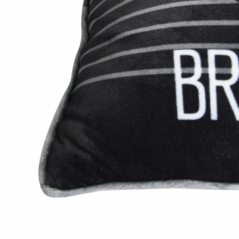 Nemcor NBA Brooklyn Nets Pillow Cushion, 18" X 18" 7 Nemcor NBA Brooklyn Nets Pillow Cushion, 18" X 18" - Image 5