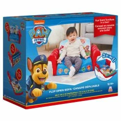 SPIN MASTER Marshmallow Furniture, Children's 2-in-1 Flip Open Foam Compressed Sofa, PAW Patrol -KidKraft store B4FACA0C 5