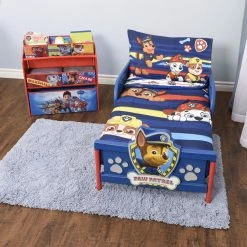 Nickelodeon Paw Patrol 3 Piece Toddler Bedding Set With Reversible Comforter, Fitted Sheet And Pillowcase By Nemcor