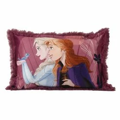 Nemcor Disney Frozen Jumbo Funky Fur Pillow, 20" X 30"