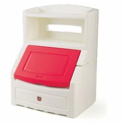 Step 2 Step2 Lift And Hide Bookcase Storage Chest - Red 7 Step 2 Step2 Lift And Hide Bookcase Storage Chest - Red -KidKraft store D49A28D8 3