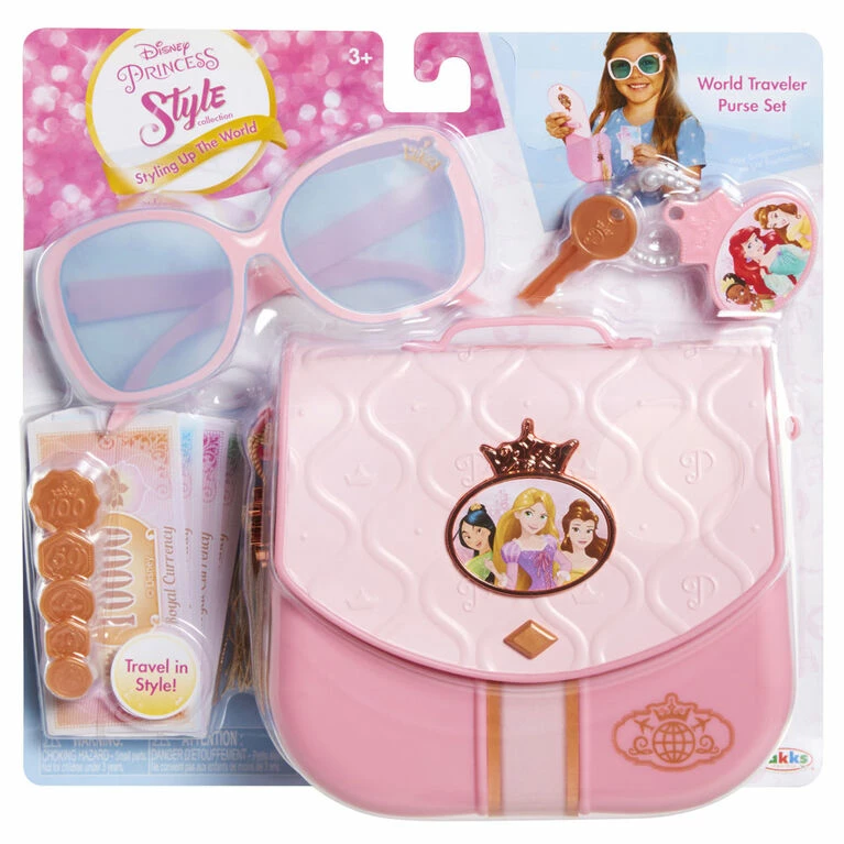 JAKKS PACIFIC Disney Princess Style Collection Travel Purse 4 JAKKS PACIFIC Disney Princess Style Collection Travel Purse - Image 2