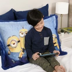 Nemcor Despicable Me Minions Kids Jumbo Funky Fur Pillow, 20" X 30" -KidKraft store D4CD88E3 3