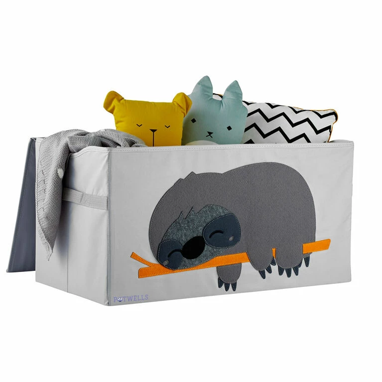 Potwells - Baby Kids Toddler Toy Storage Chest/Trunk Organizer - Sloth 5 Potwells - Baby Kids Toddler Toy Storage Chest/Trunk Organizer - Sloth - Image 3
