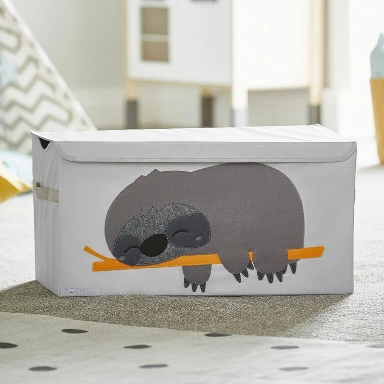 Potwells - Baby Kids Toddler Toy Storage Chest/Trunk Organizer - Sloth 7 Potwells - Baby Kids Toddler Toy Storage Chest/Trunk Organizer - Sloth - Image 5