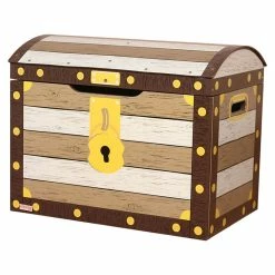Danawares Pirate Toy Box With Safety Hinges