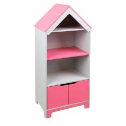 Danawares Pink/White Dollhouse Book Shelf