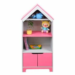 Danawares Pink/White Dollhouse Book Shelf -KidKraft store E4A7FAE4 4