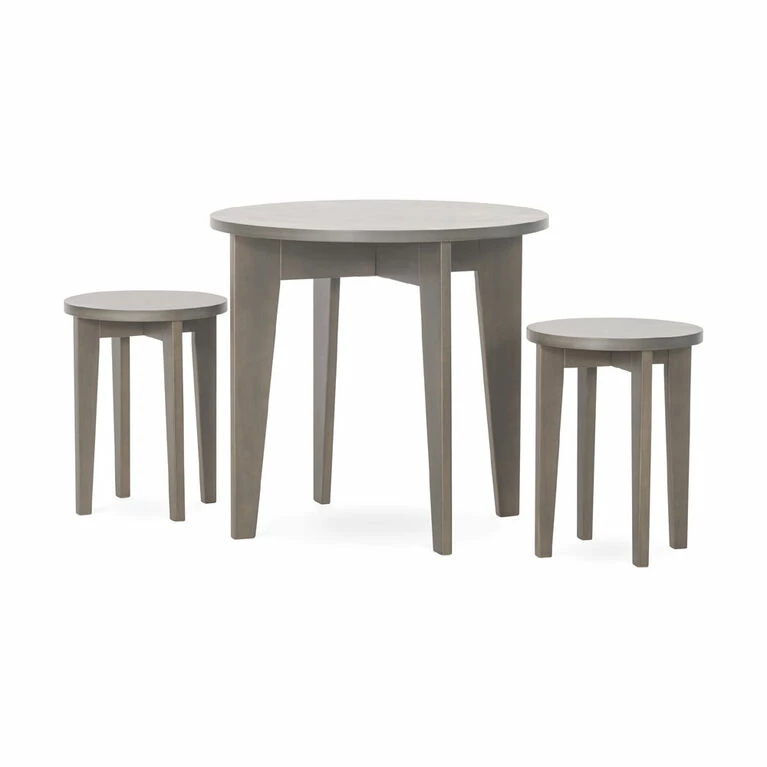 Child Craft Forever Eclectic Geo Kids Table & Stools Set, Dapper Gray 3 Child Craft Forever Eclectic Geo Kids Table & Stools Set, Dapper Gray