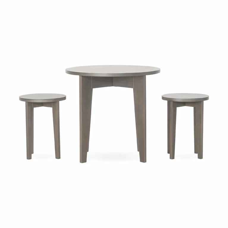 Child Craft Forever Eclectic Geo Kids Table & Stools Set, Dapper Gray 4 Child Craft Forever Eclectic Geo Kids Table & Stools Set, Dapper Gray - Image 2