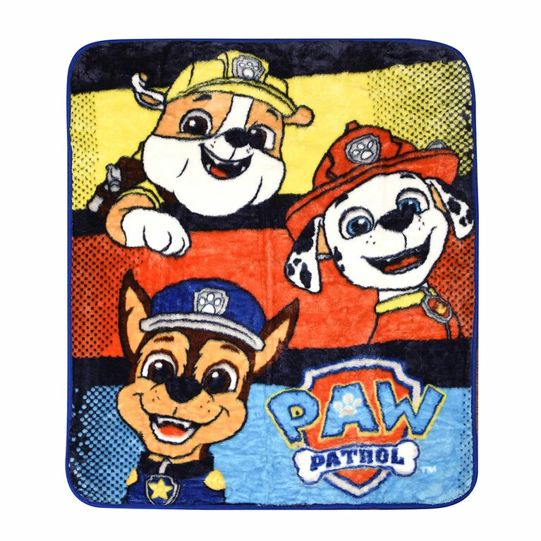 Nemcor Paw Patrol Kids Throw Blanket, 40" X 50" 3 Nemcor Paw Patrol Kids Throw Blanket, 40" X 50"