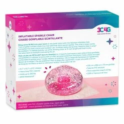 Danawares 3C4G Glitter Confetti Chair - Pink 9 Danawares 3C4G Glitter Confetti Chair - Pink -KidKraft store F4454A04 4