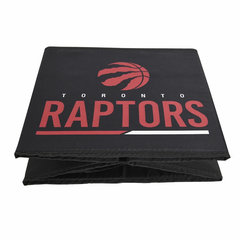 Nemcor NBA Toronto Raptors Foldable Storage Basket Bin Containers (Pack Of 3) 6 Nemcor NBA Toronto Raptors Foldable Storage Basket Bin Containers (Pack Of 3) - Image 4